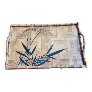 Rattan/bamboo plateau China 1970