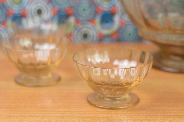 Service à dessert années 30 de la maison Daum-Nancy