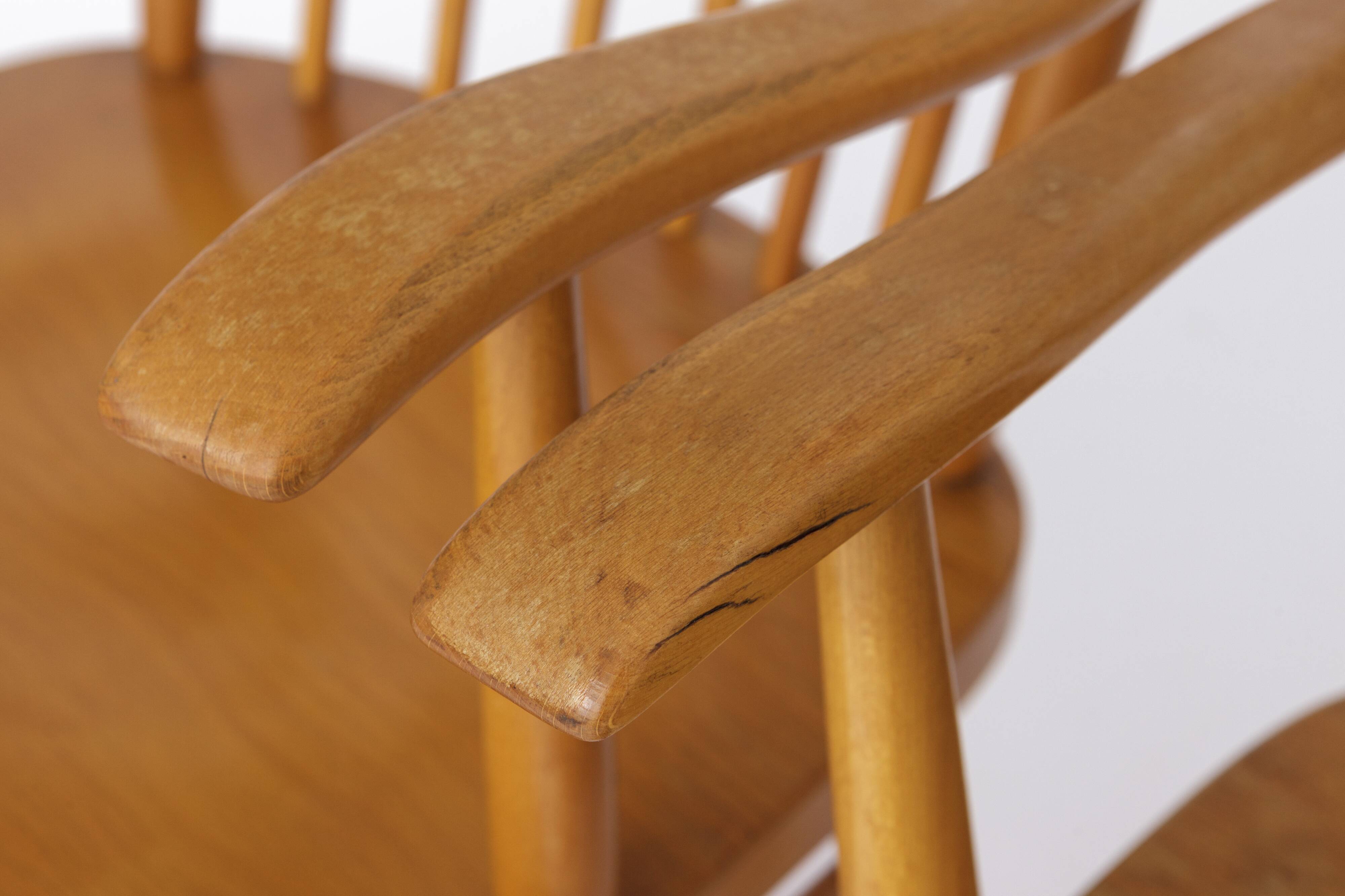 Pair Lübke Chairs 1950s Vintage Germany