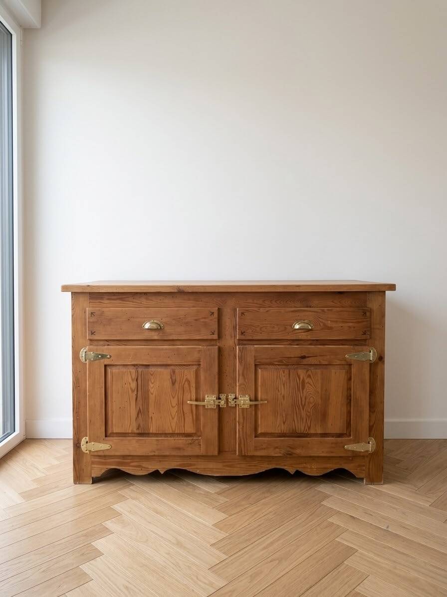Meuble en bois massif style campagnard / rustique – Très bon état