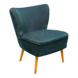 Midnight blue vintage cocktail chair