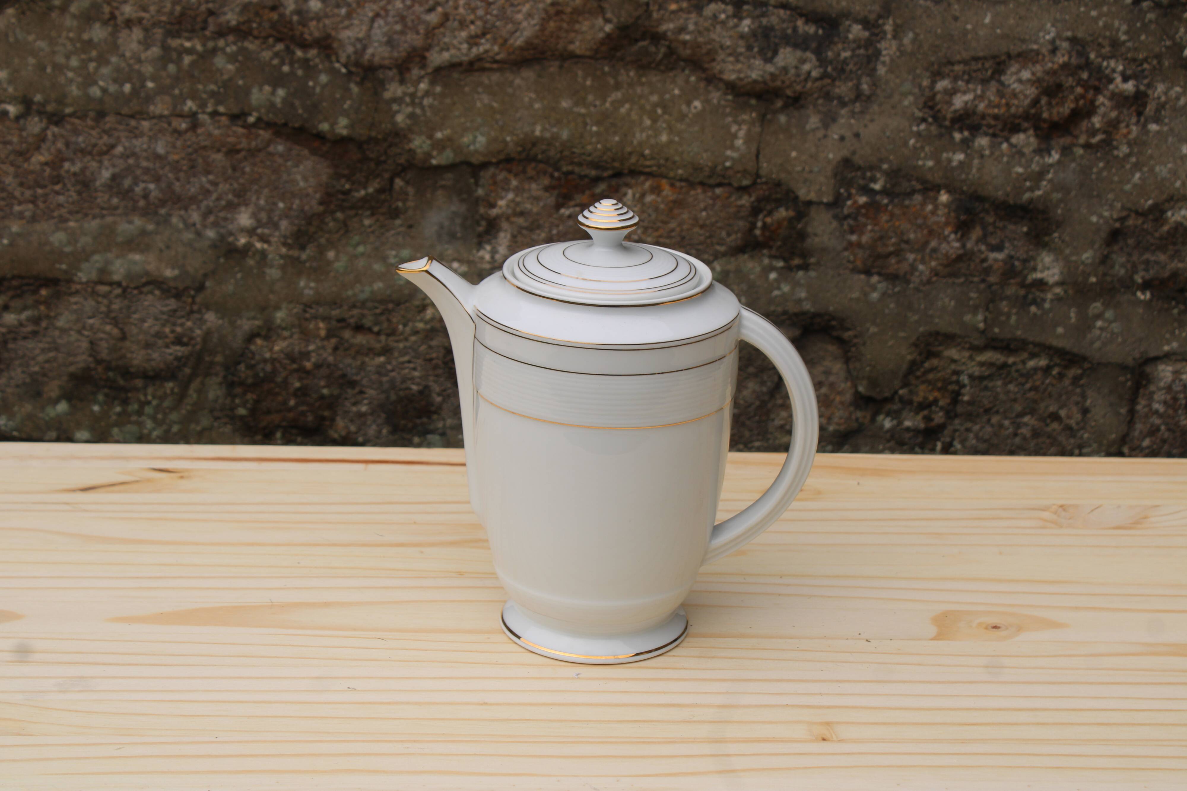 Limoges porcelain teapot