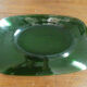 Vintage green glass dish
