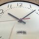 Vintage school wall clock from standard electric, 1980s