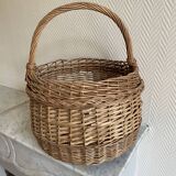 Panier osier rond