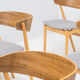 Set of four ‘no. 7’ dining chairs by helge sibast