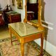 Vintage Art Deco dressing table in precious wood marquetry, 1930