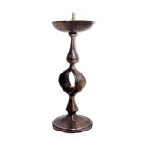 Candlestick spade bronze candle