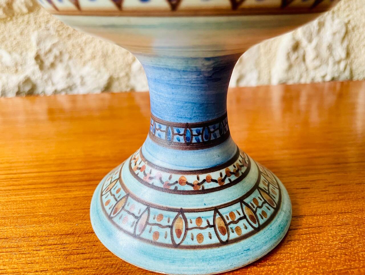 Mid-century ceramic vase by Louis Bacculini, Vallauris, 1950s/60s