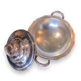 Solid silver vegetable tree Louis XVI style