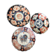 1065 Plates (3) - Imari - Porcelain - Japan - Meiji Period (1868-1912)