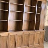 Library, solid wood wardrobe