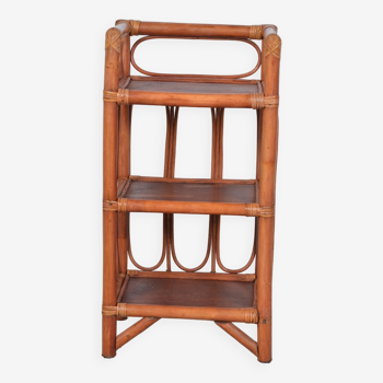 Rattan shelf