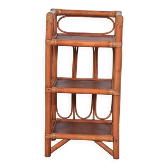 Rattan shelf