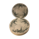 5 assiettes dessert linotte, Terre de Fer