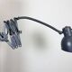 Grey Painted Industrial Scissor Wall Lamp, 1960s