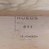 Oval extendable teak table by Nils Jonsson for Troeds 50s/60s