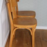 Set of 4 Baumann No. 30 chairs with wide back
