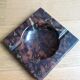 Square ashtray in polished marble