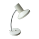 White metal lamp with flexible arm from the 50s
