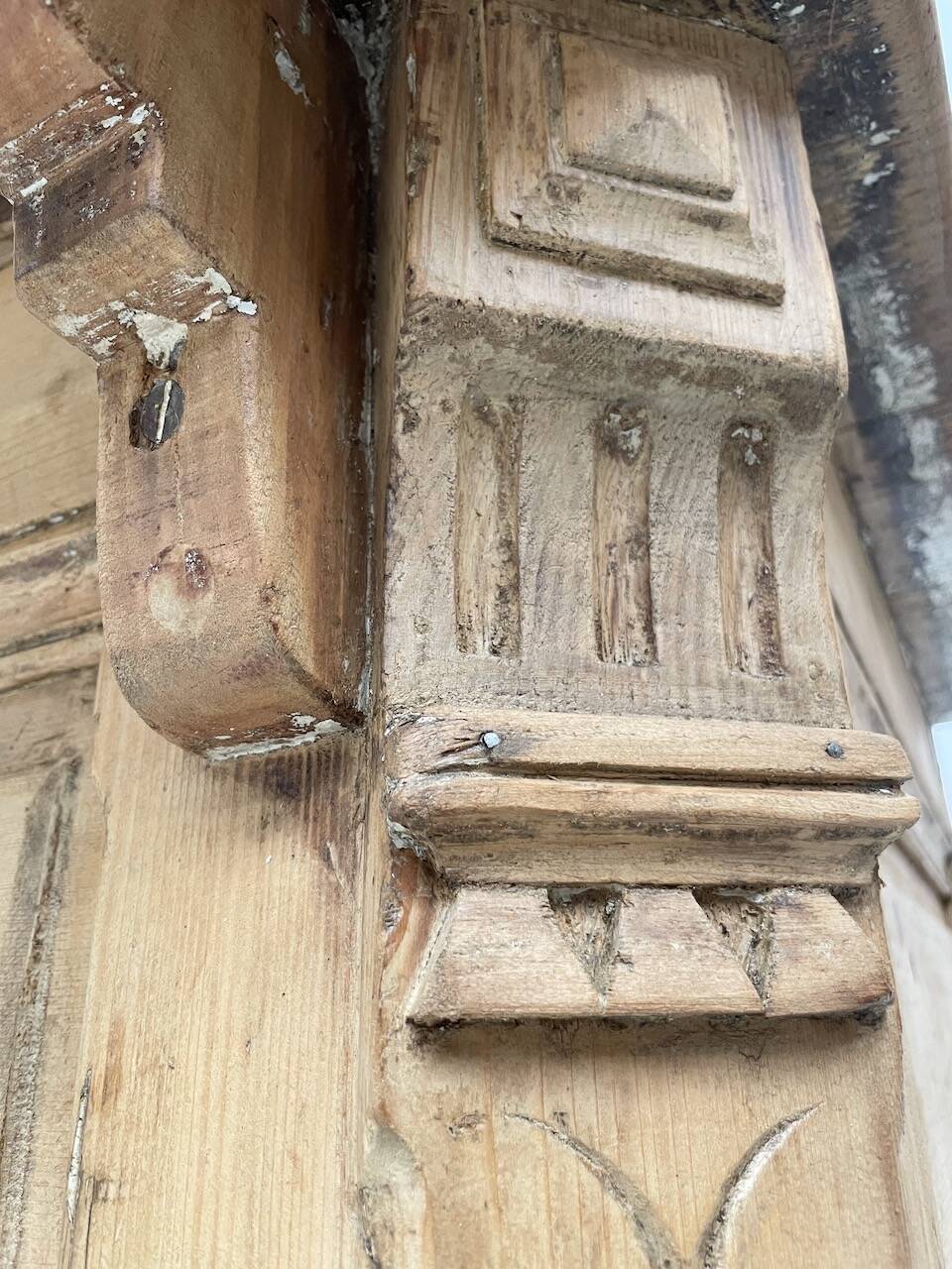 XXL oak and pine counter 350cm