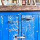 Old large workbench with original patina