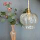 Vintage glass globe walker