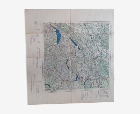 Carte Mulhouse Suisse aviation