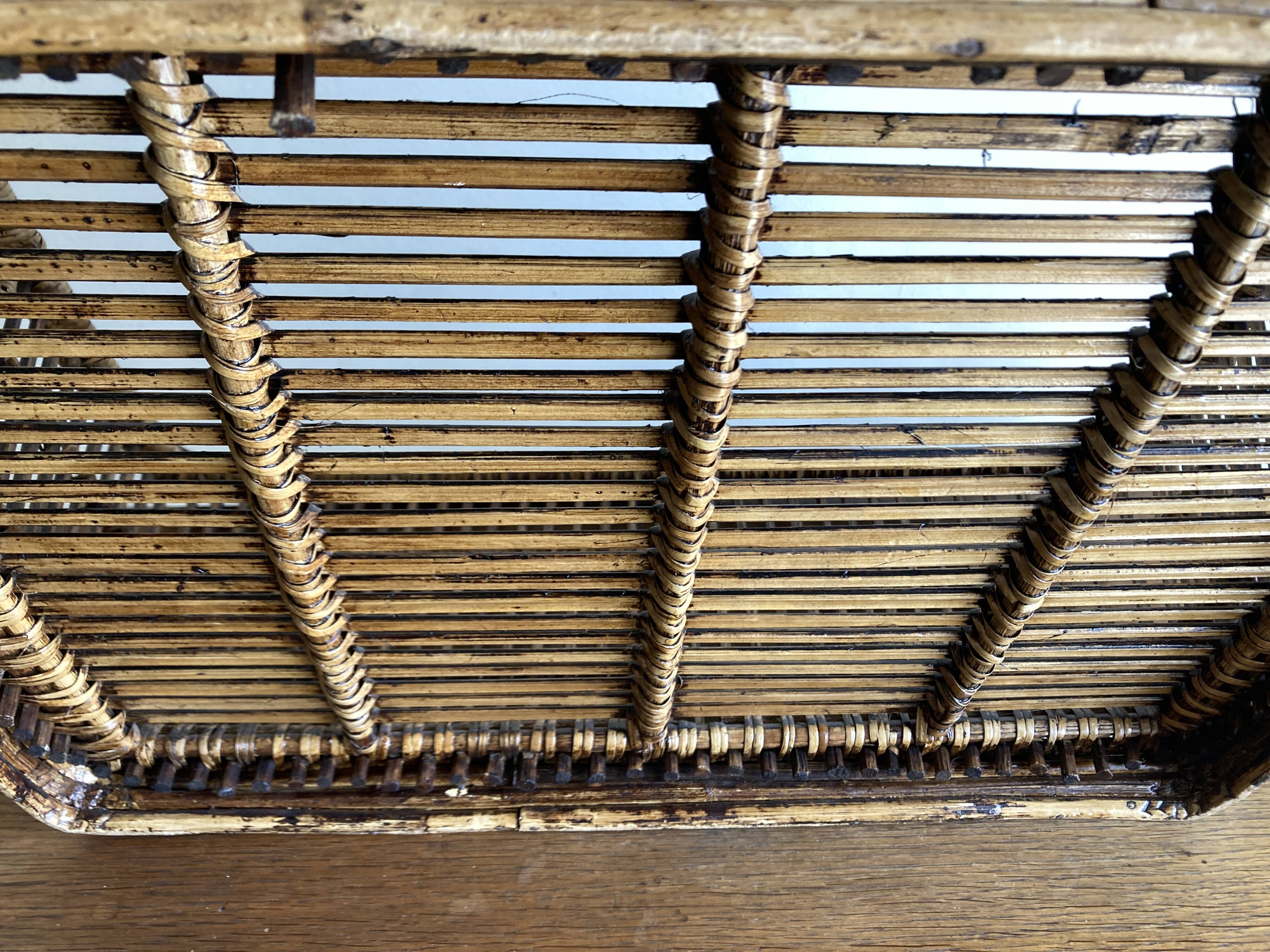 XXL wicker basket 1930s