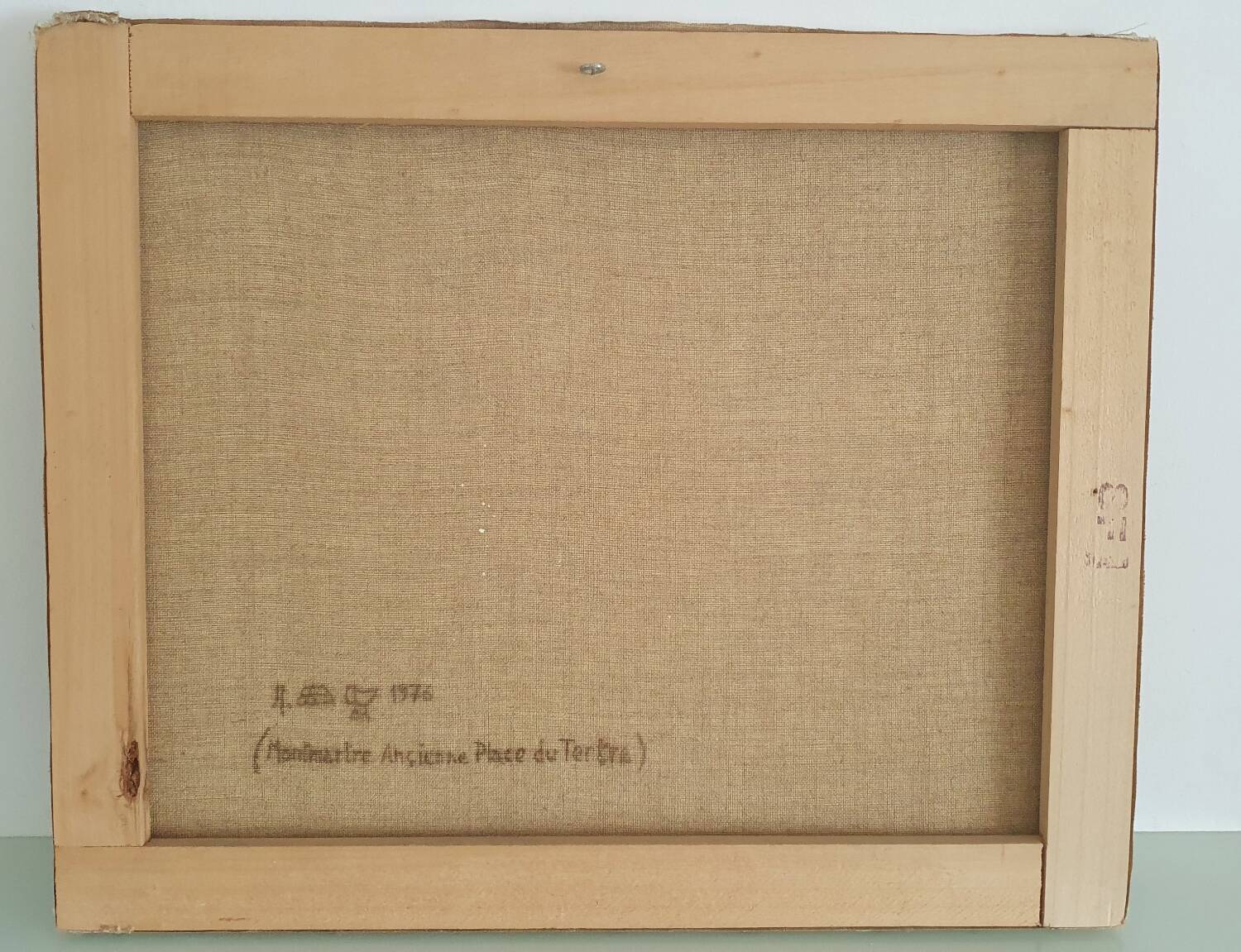 Acrylic painting "View of the Sacré Coeur" from the Place du Tertre