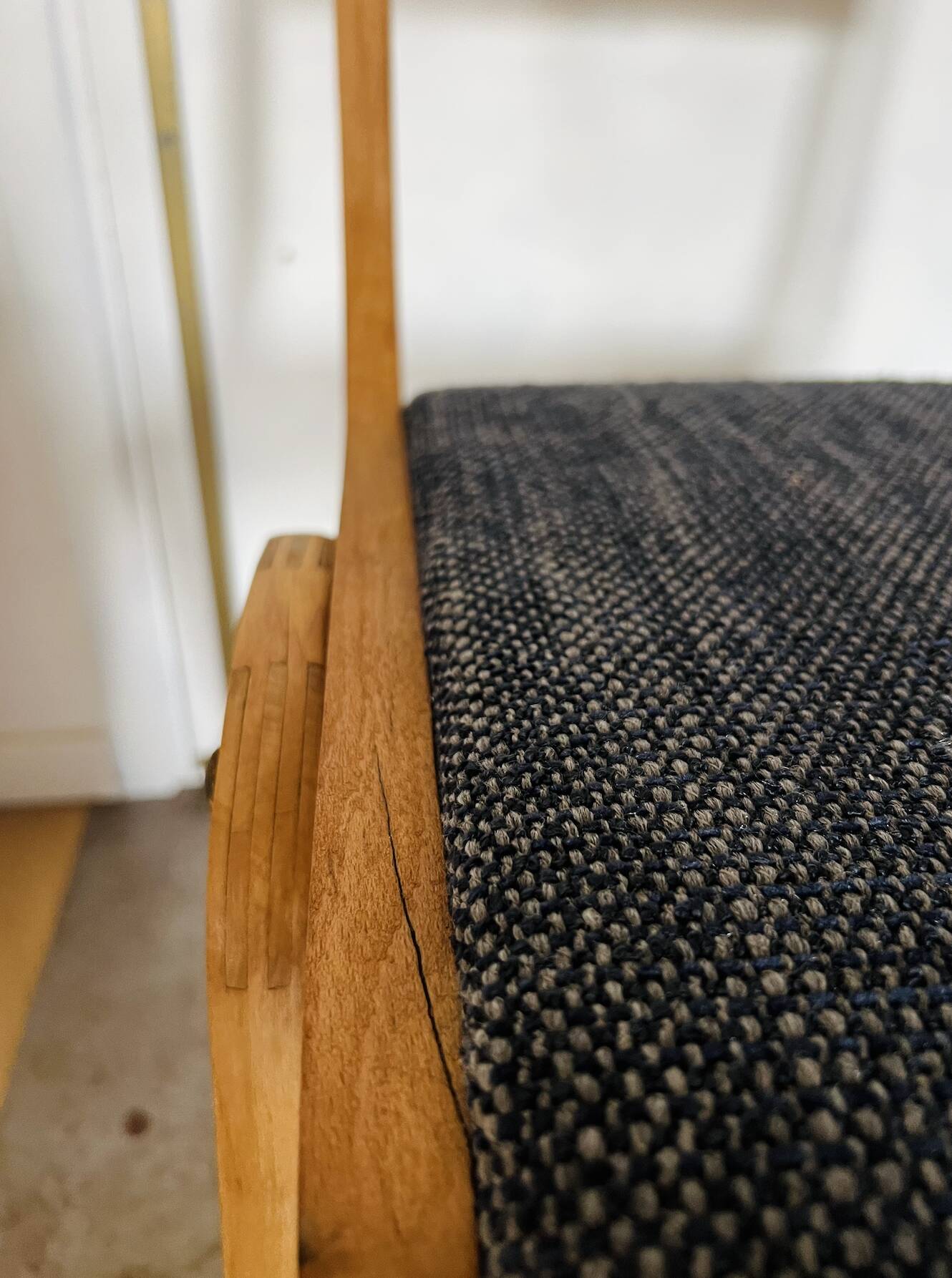 (Lot) 3 Compass Leg Chairs 1960s Scandinavian