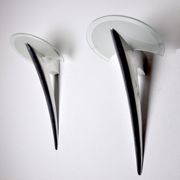 Paire d'applique Metalarte 1970 Espagne
