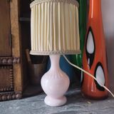 Pink opaline lamp