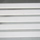 1970s White metal slat bench from the Netherlands