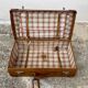Vintage leather suitcase 1950