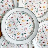 Dessert plates Creil Montereau 40's