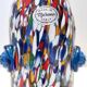 Blue Murano Glass Vase Attributed to Fratelli Toso with Murrines, Italy