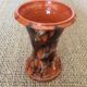 Glazed terracotta vase