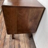 Tv stand in a row vintage compass feet 1980