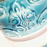 Ceramic roller vase, Italy 1970