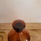 Amber glass apothecary bottle