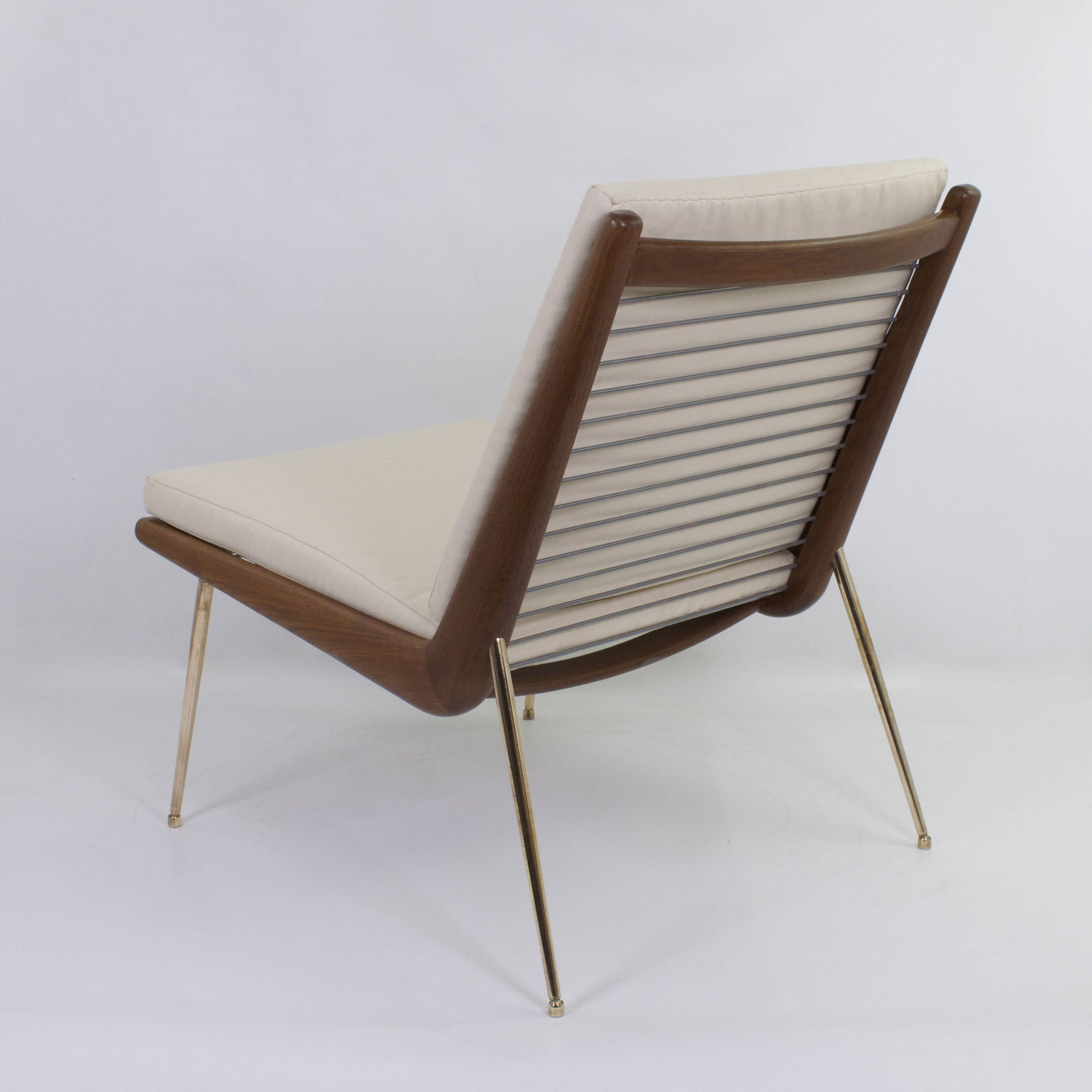 BOOMERANG ARMCHAIR by P. HVIDT & NIELSEN, ed. original, restored, 1950