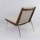 BOOMERANG ARMCHAIR by P. HVIDT & NIELSEN, ed. original, restored, 1950