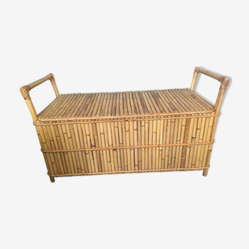 Banc vintage en bambou