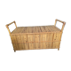 Vintage bamboo bench