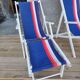 Vintage garden deck chair
