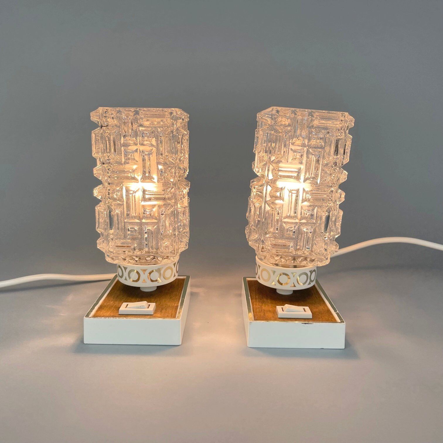 Set of Vintage Table or Bedside Lamps, 1960's