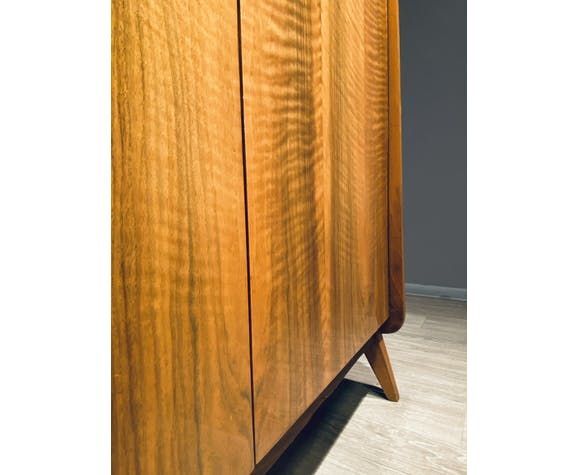Armoire de porte vintage en noyer Tatra 1960
