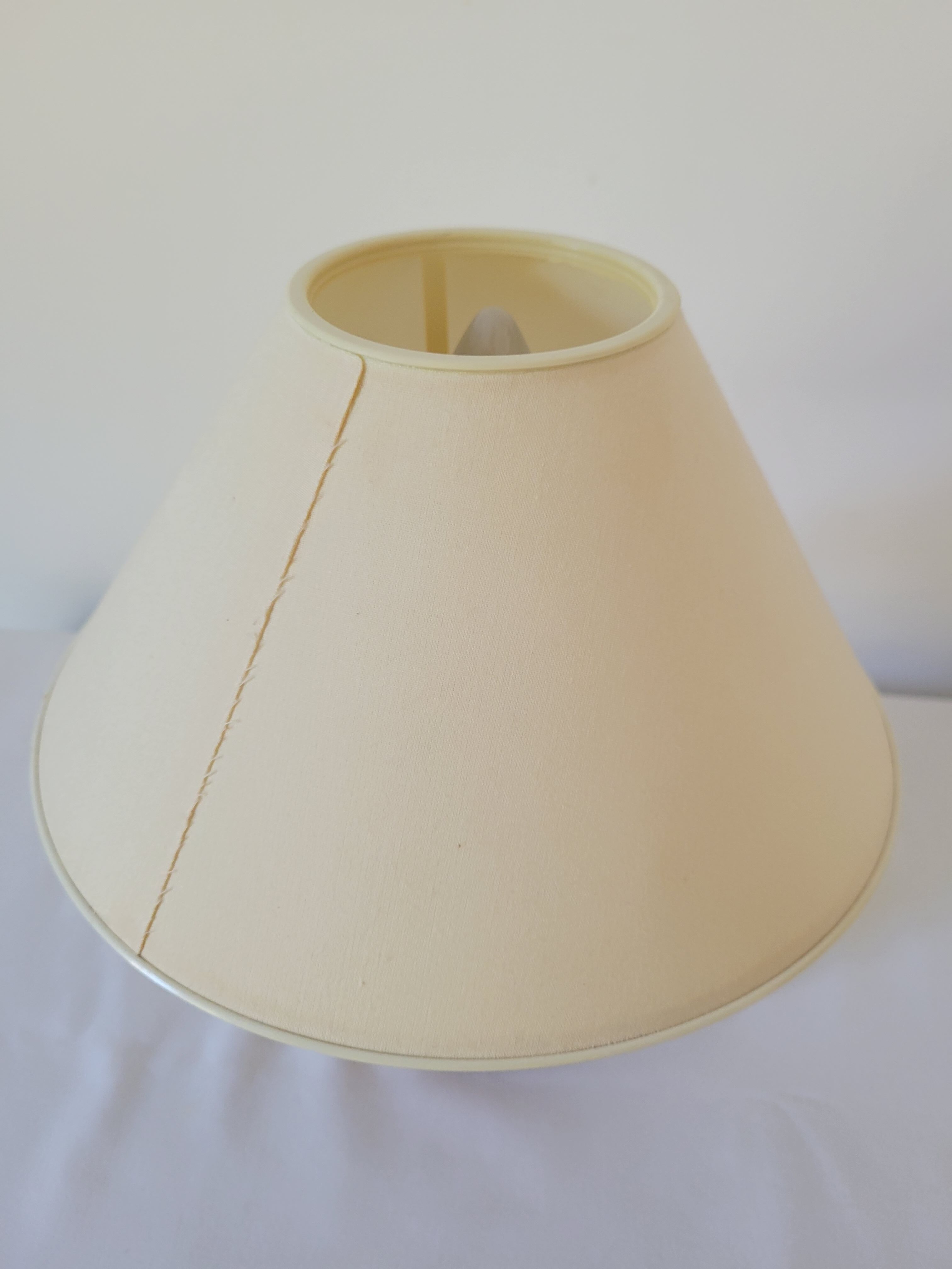 Reconstituted stone bedside lamp