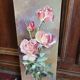Huile sur toile "les roses"